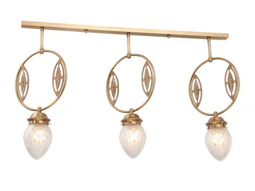 PANNON II - Handmade brass pendant lamp by Patinas Lighting - view 3
